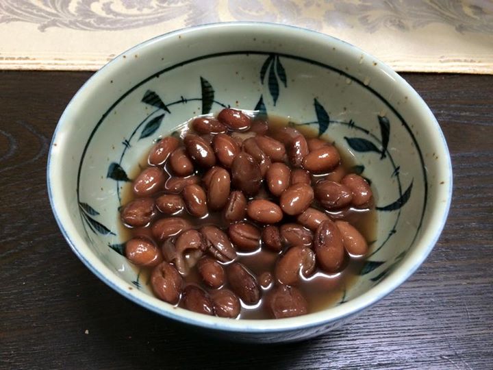 初めての煮豆